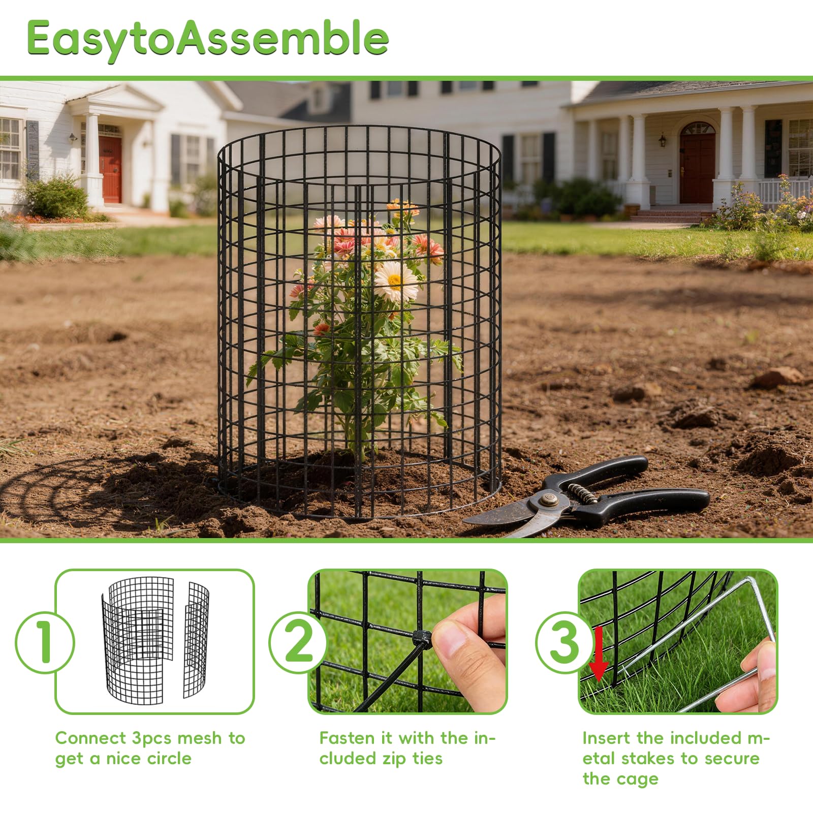Toolterritory animal-proof protection helps crops stay safe outdoors.