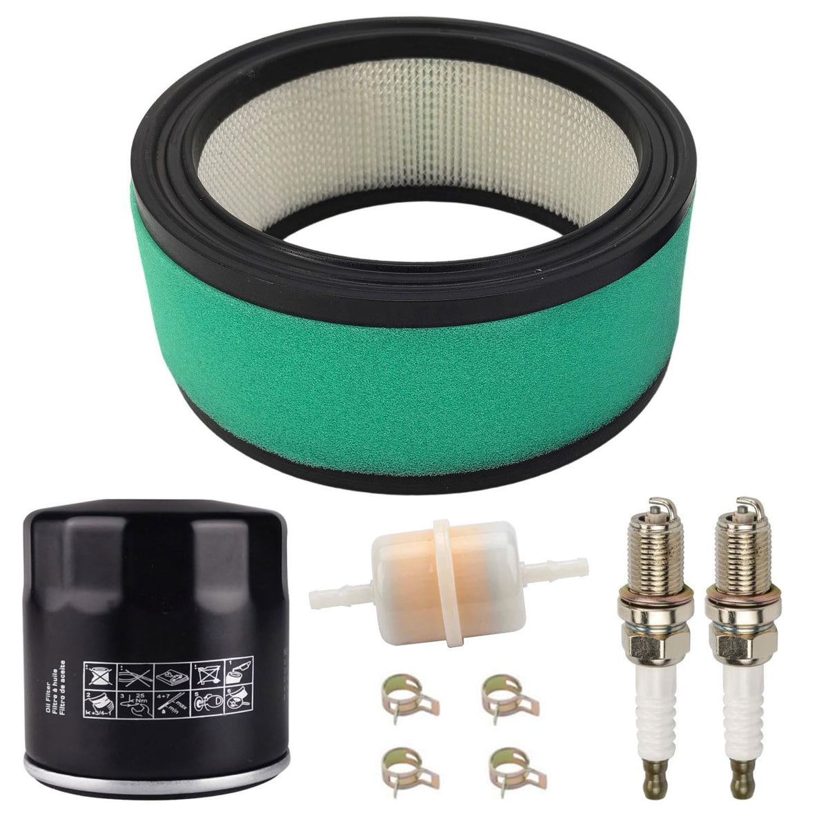 Toolyuan air filter kit for Kohler CH-series, clean airflow for dependable starts.