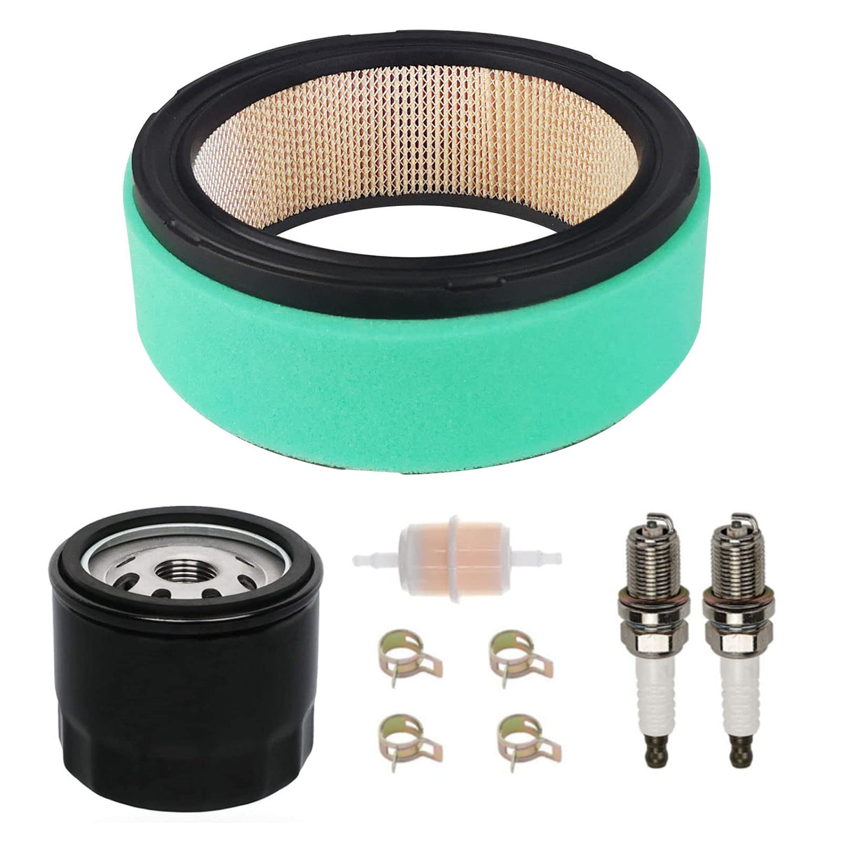 Toolyuan air filter kit for Kohler engines during mowing tasks