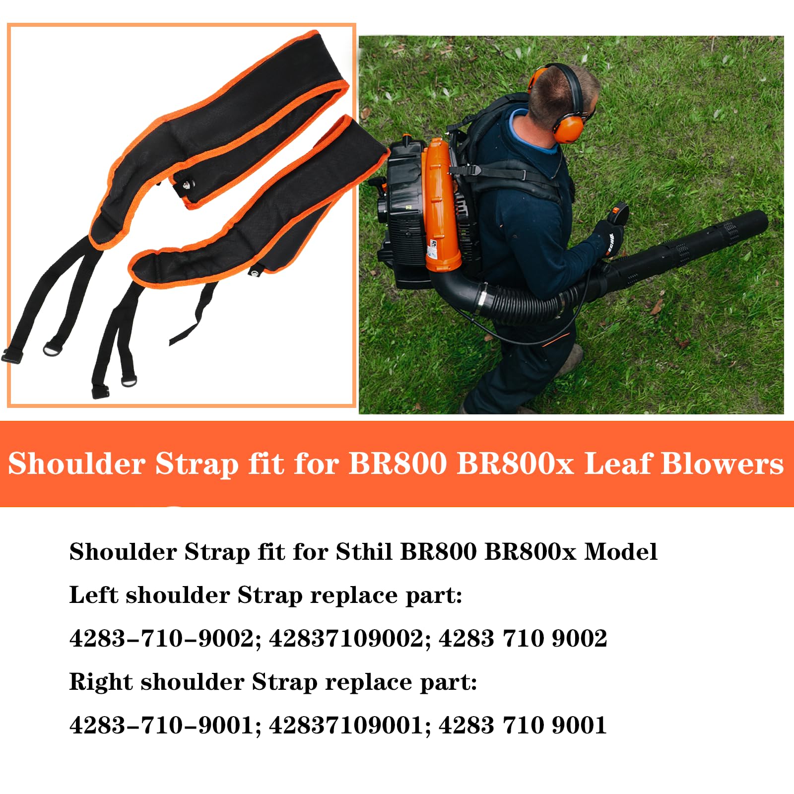 Toolyuan BR800 left strap detail shows wear-resistant fabric and smooth adjustment.