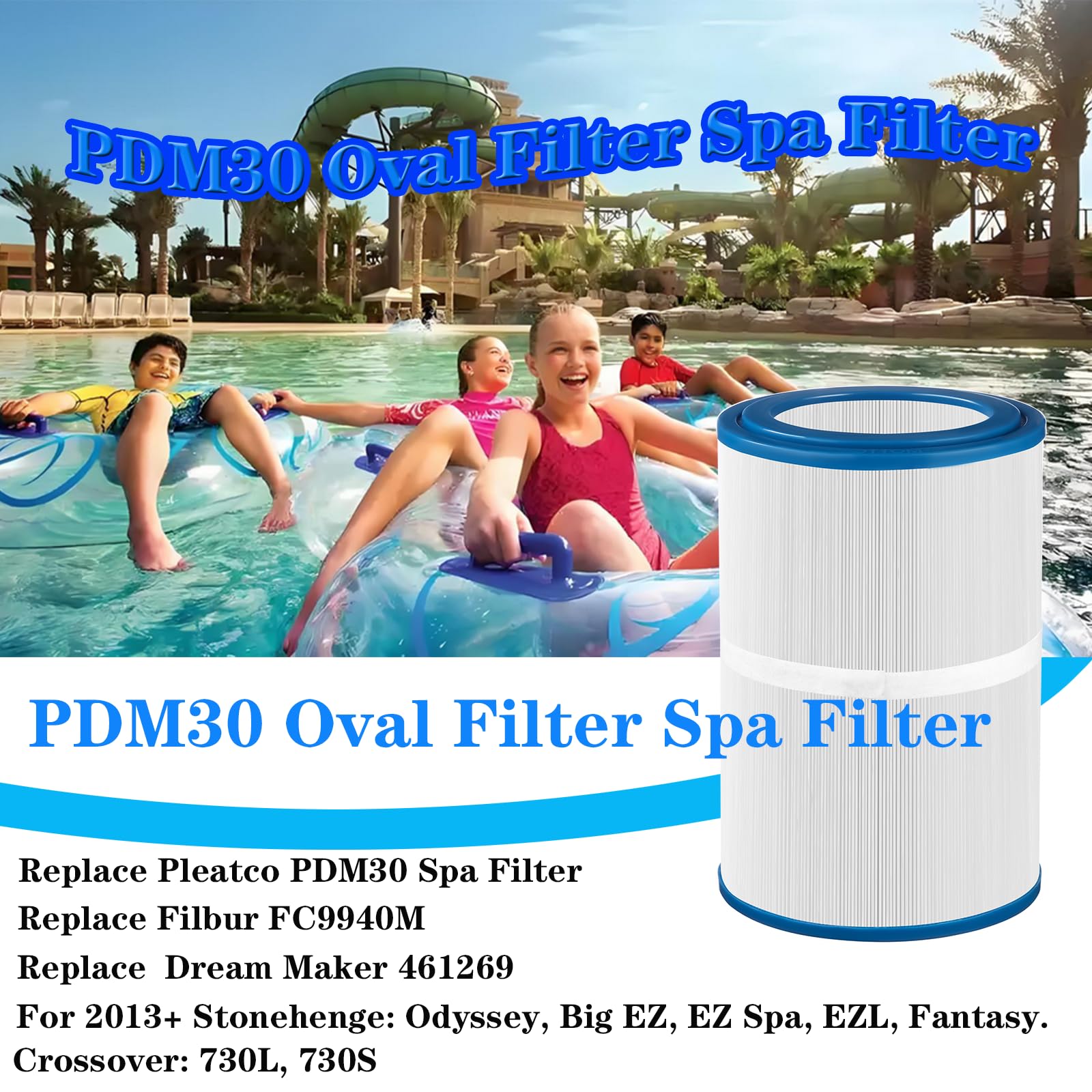 Toolyuan Dream Maker spa filter compatible with 730L and 730S models