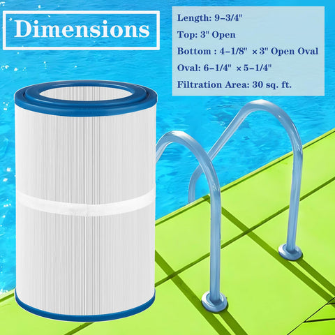 Toolyuan PDM30 filter dimensions and oval openings for fit