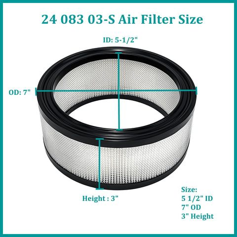 Toolyuan pre-filter for Kohler CH-series, protects the main filter and extends life.