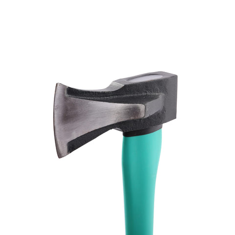 Toolzeen wood-splitting action shown for efficient firewood preparation.
