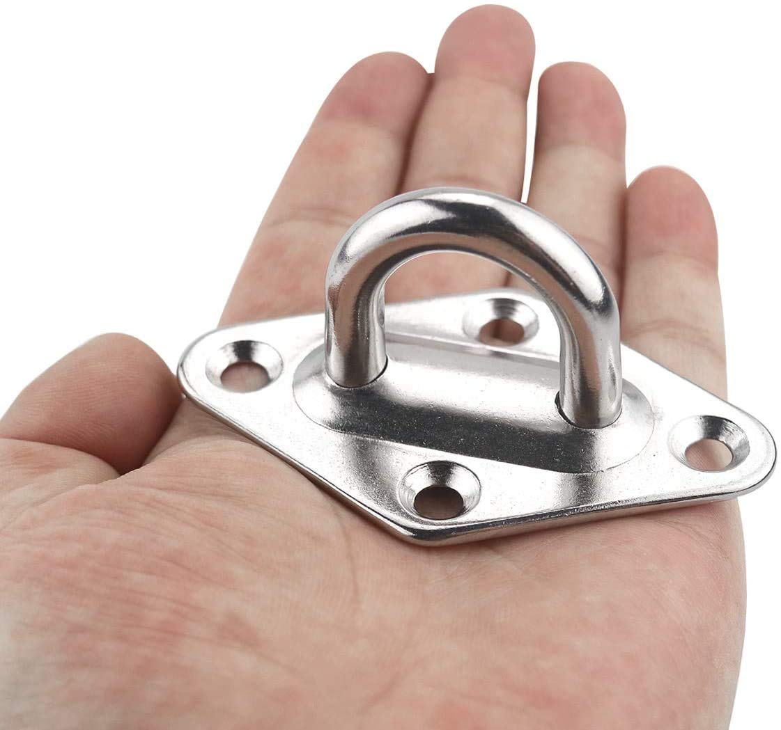 TooTaci 1000lbs capacity pad eye setup for heavy-duty hammocks