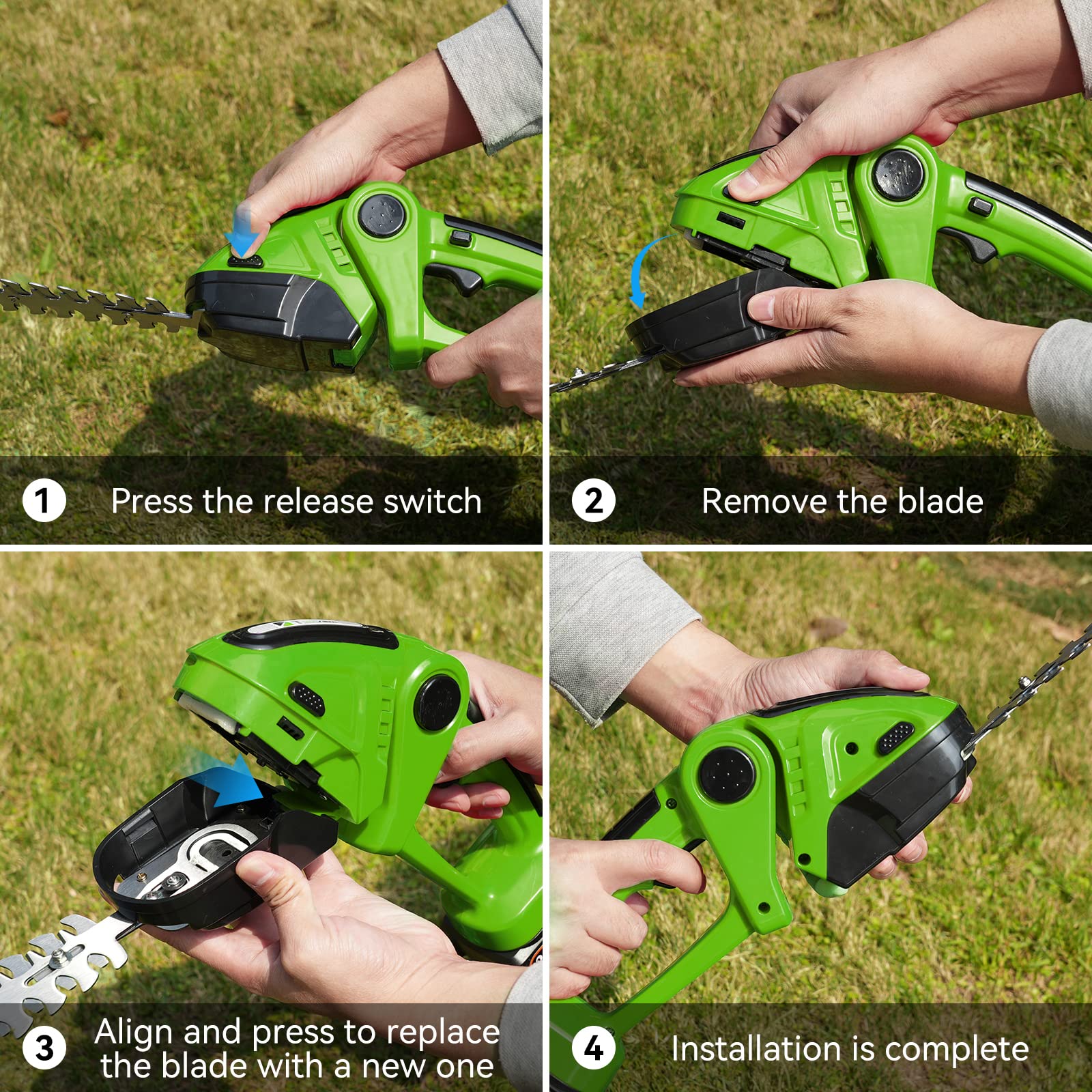 TOOVEM dual 24V batteries support extended cordless sessions.