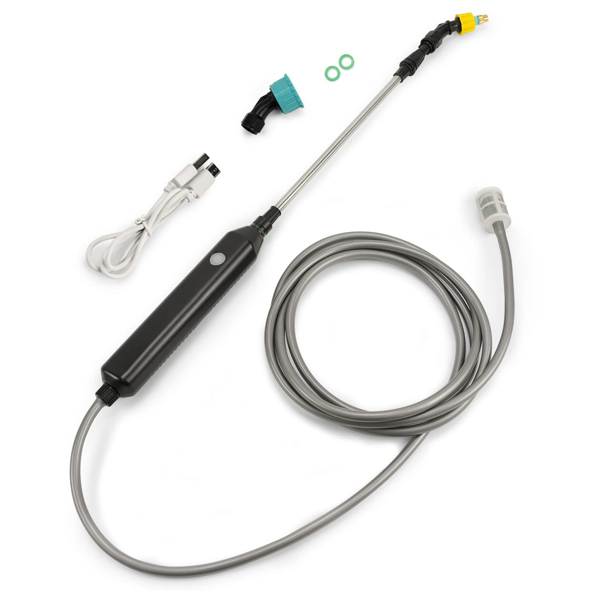 TOOVEM electric garden sprayer battery-powered for effortless irrigation.