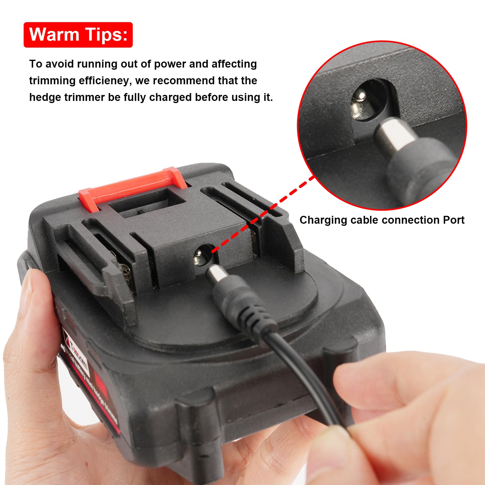 TOOVEM lightweight 2.4 lb design enables one-handed use.