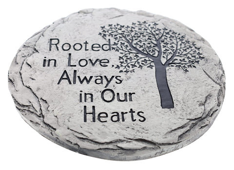 Top Brass stepping stone for garden, indoor/outdoor use and enduring beauty.