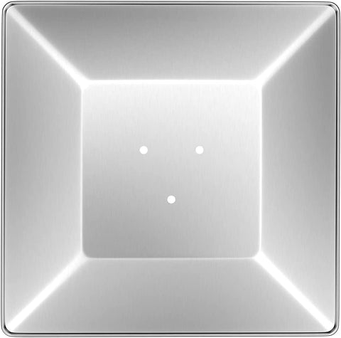 Top Hill Upgtaded square reflector shield front view directs heat outward for patio comfort