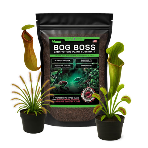 Top Tier Genetics BOG BOSS packaging for carnivorous plants