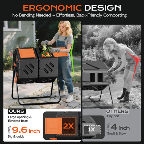 Top Xian elevated base reduces bending during loading and harvesting.