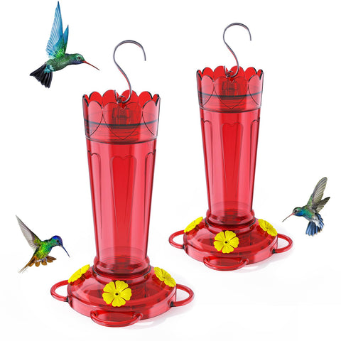 TOP XIAN hummingbird feeder base assembly—easy two-part setup.