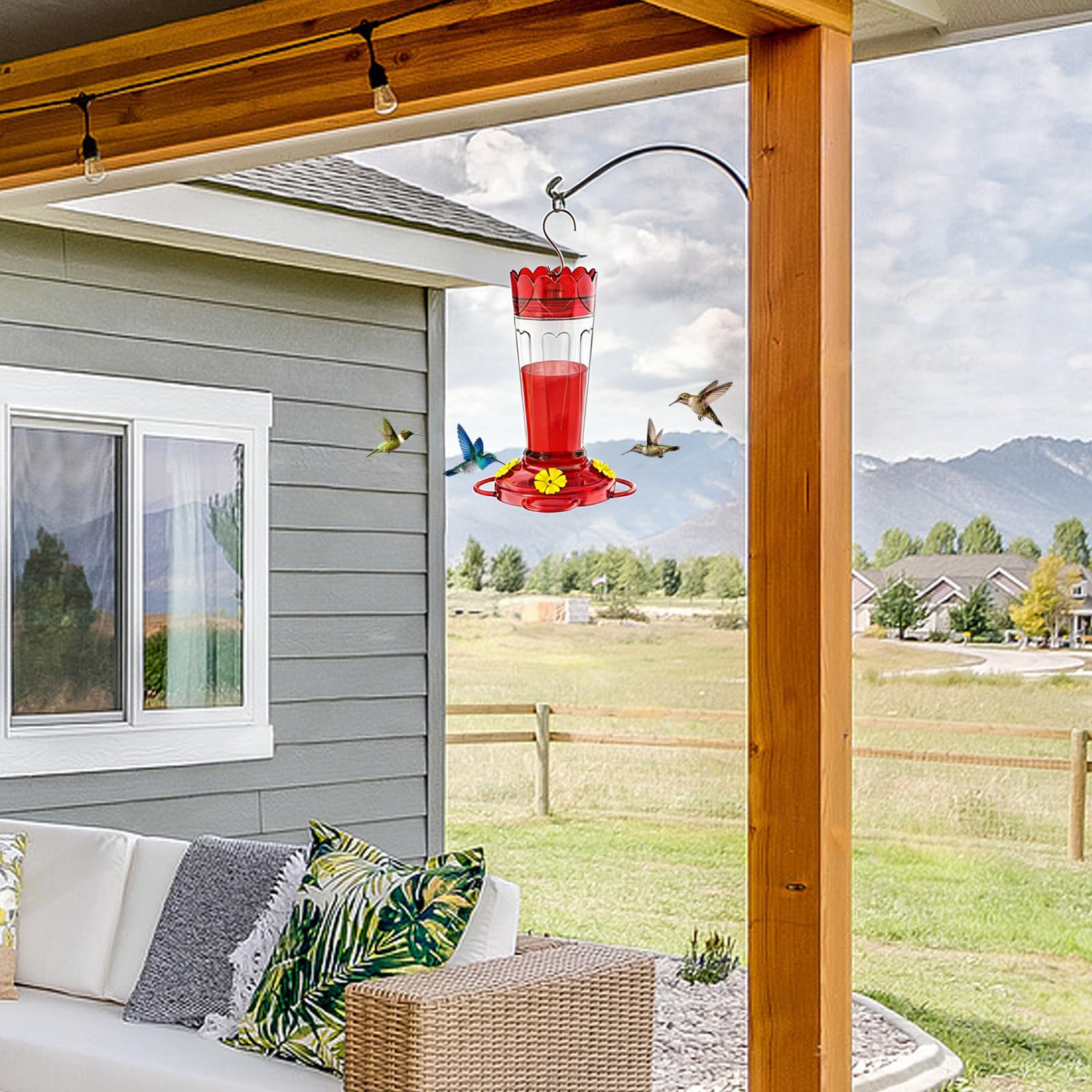 Durable outdoor plastic crafted for year-round outdoor use.