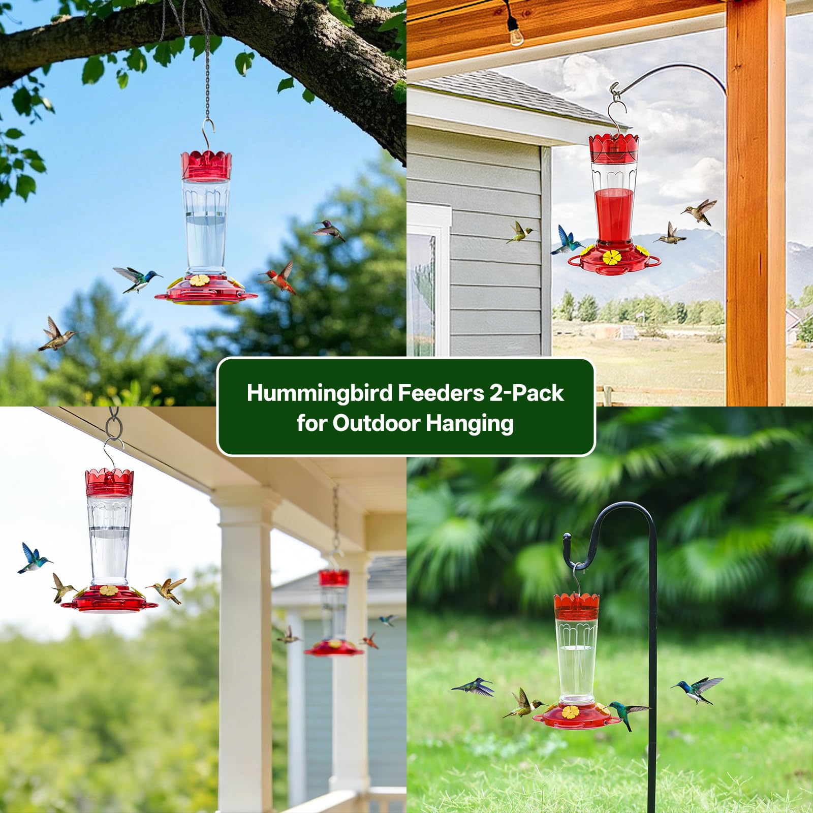 Gift-ready hummingbird feeder from TOP XIAN for moms and bird lovers.
