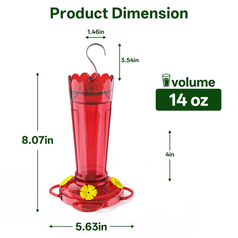 TOP XIAN hummingbird feeder gift-pack ideal for nature-loving families.