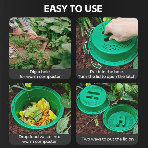 TOP XIAN removable lid enables easy access and aeration
