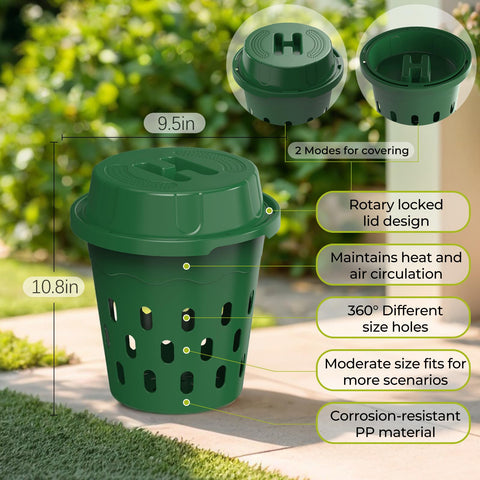 TOP XIAN Warm Farm dual-bin system in compact design for continuous composting.