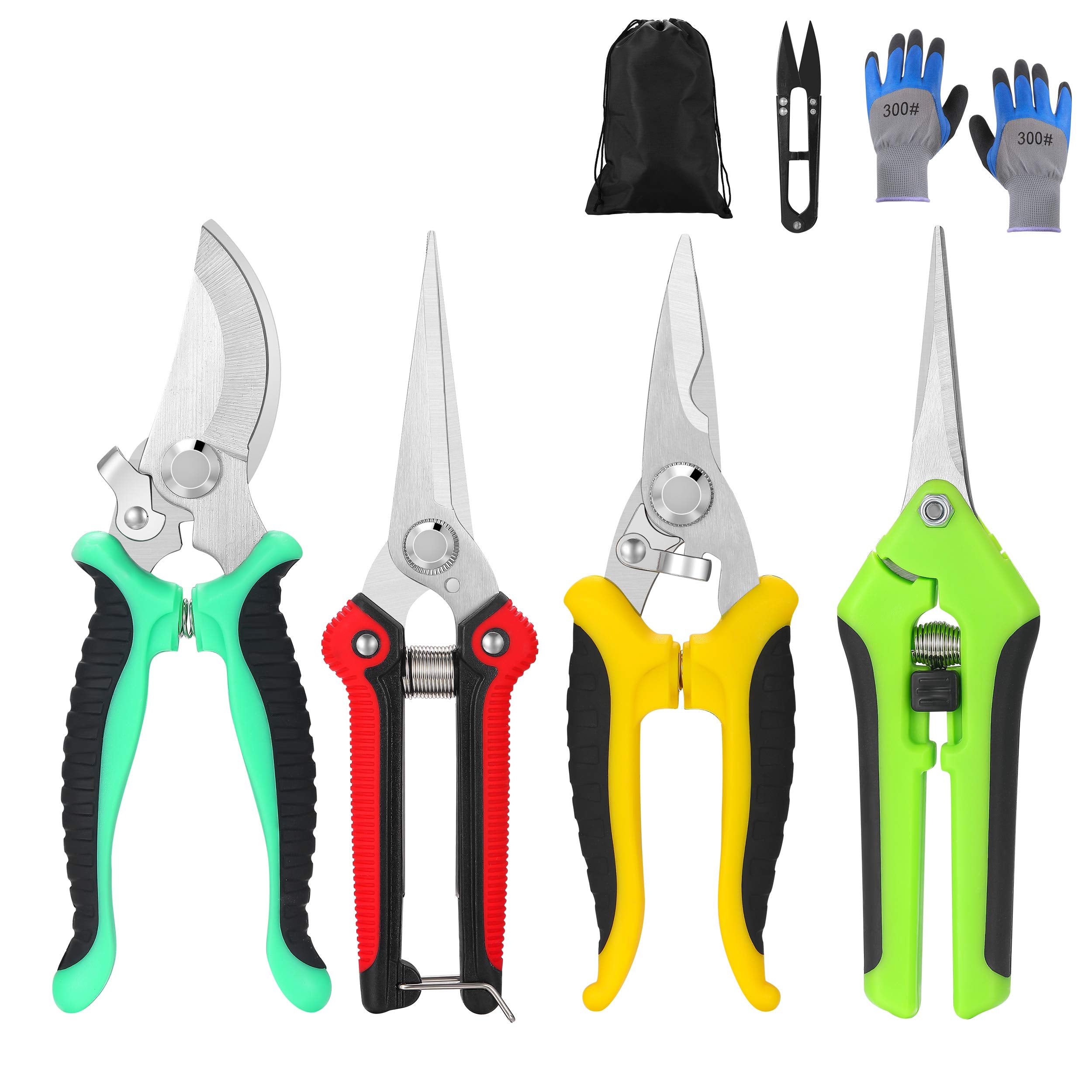 Topbooc 5-piece garden pruning set ready for precise flower trimming and herb harvests.