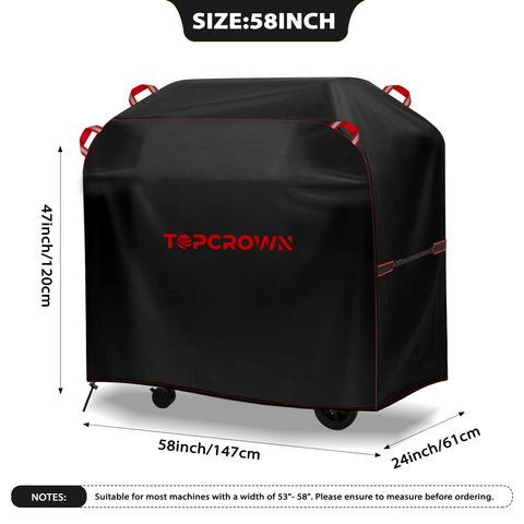 Topcrown waterproof 420D fabric shields against rain and snow