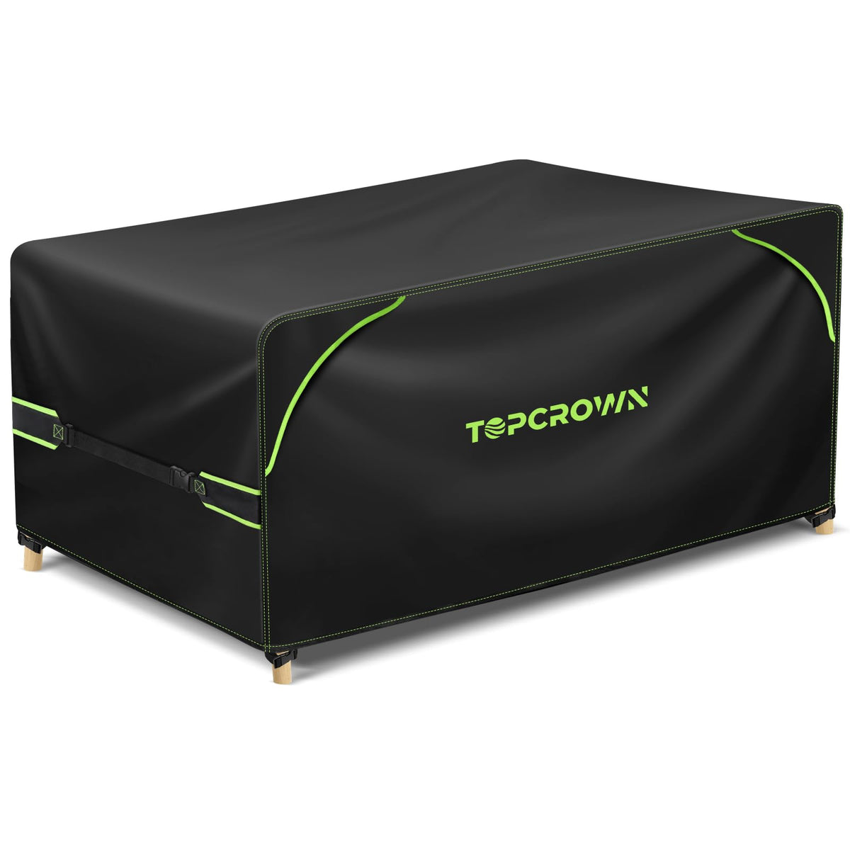 Topcrown rectangular patio cover over dining set protecting from weather.