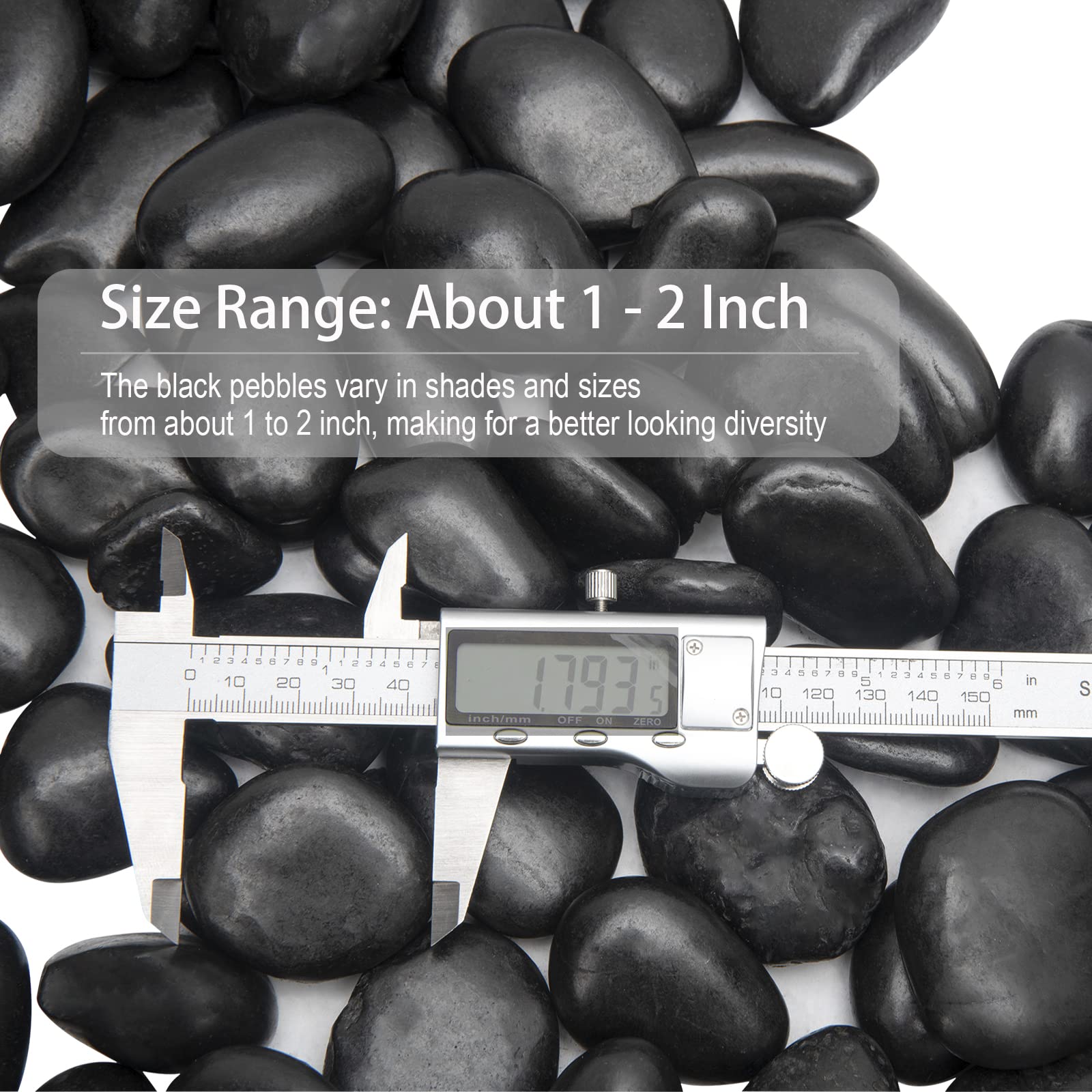 TOPEMAI durable pebbles resist weather and maintain color