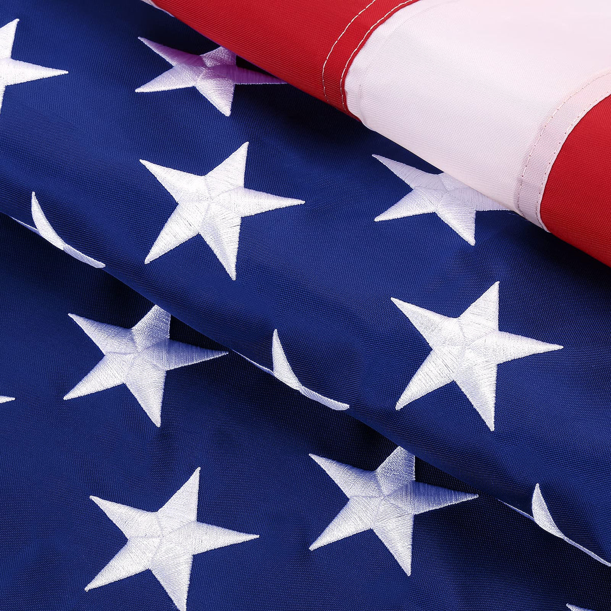 TOPFLAGS American Flag 3x5 outdoor embroidered stars for vivid outdoor display.