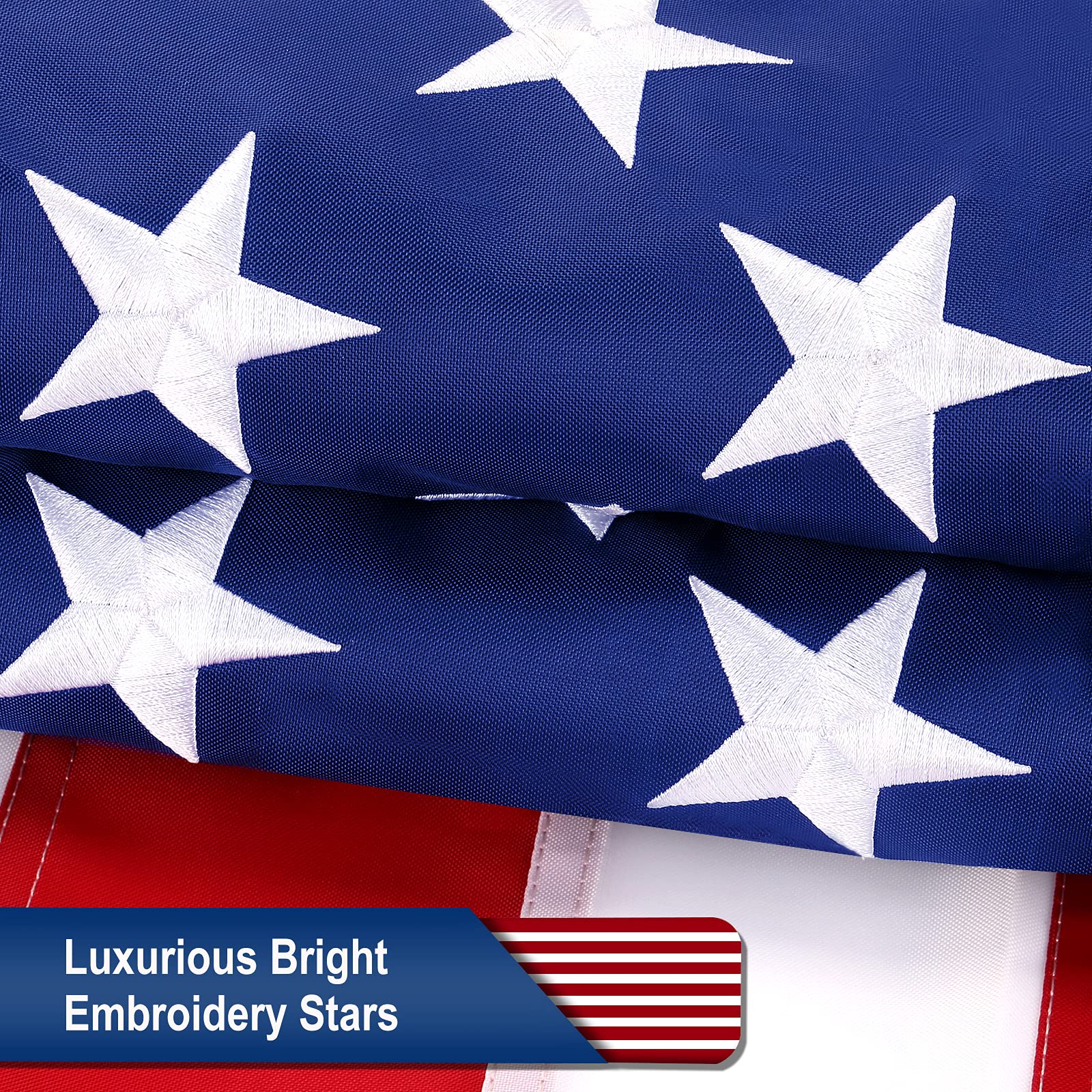 TOPFLAGS USA flag 3x5 polyester ideal for dependable outdoor use.