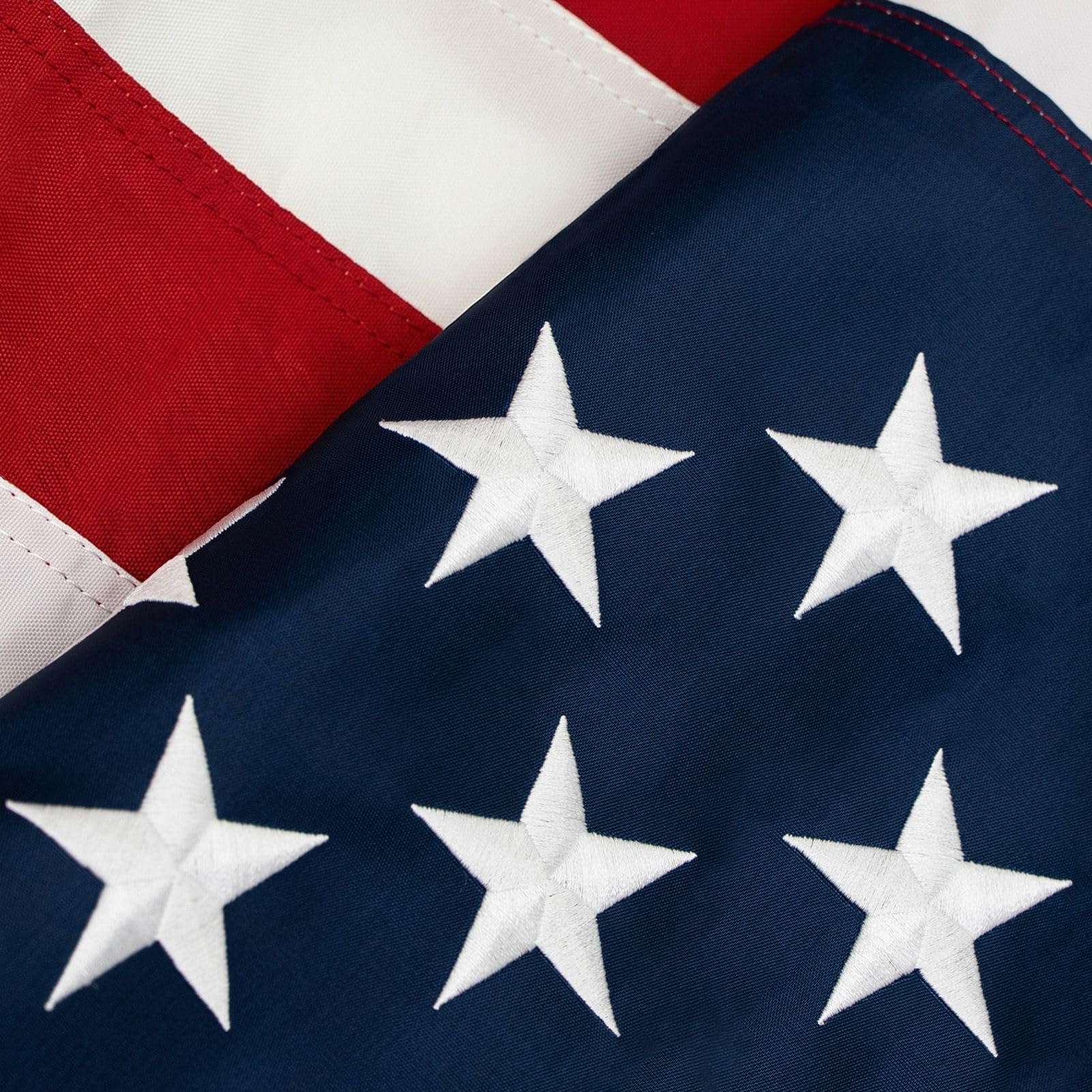 TOPFLAGS 4x6 flag with embroidered stars for durable outdoor display.