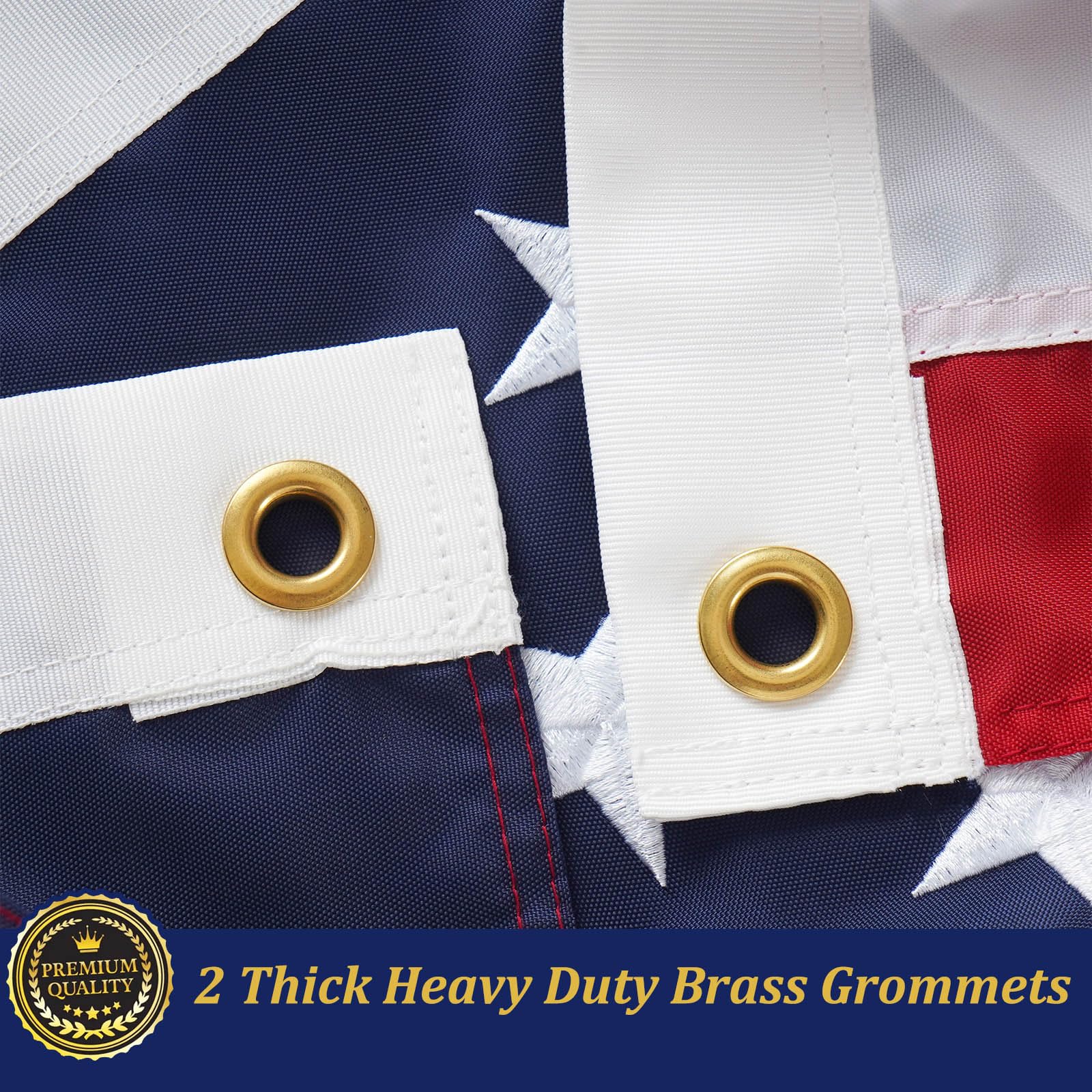 TOPFLAGS outdoor 4x6 flag suited for porch and parade displays.