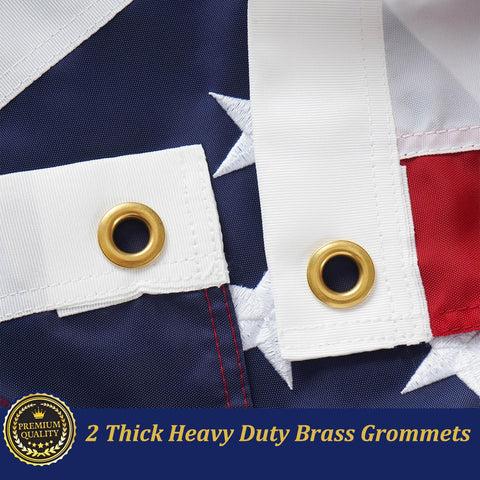 TOPFLAGS outdoor 4x6 flag suited for porch and parade displays.