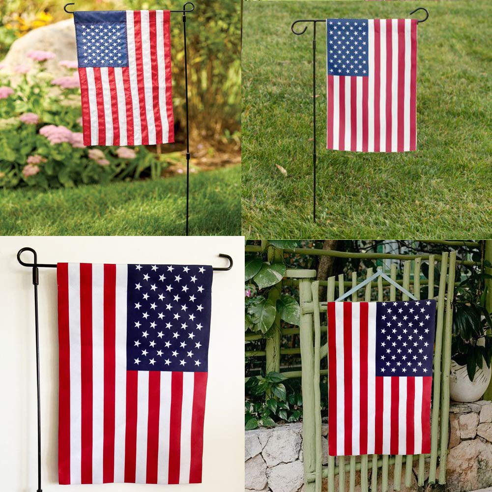 TopFlags festive american flag 12x18 ideal for seasonal porch displays.