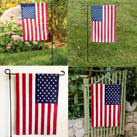 TopFlags festive american flag 12x18 ideal for seasonal porch displays.