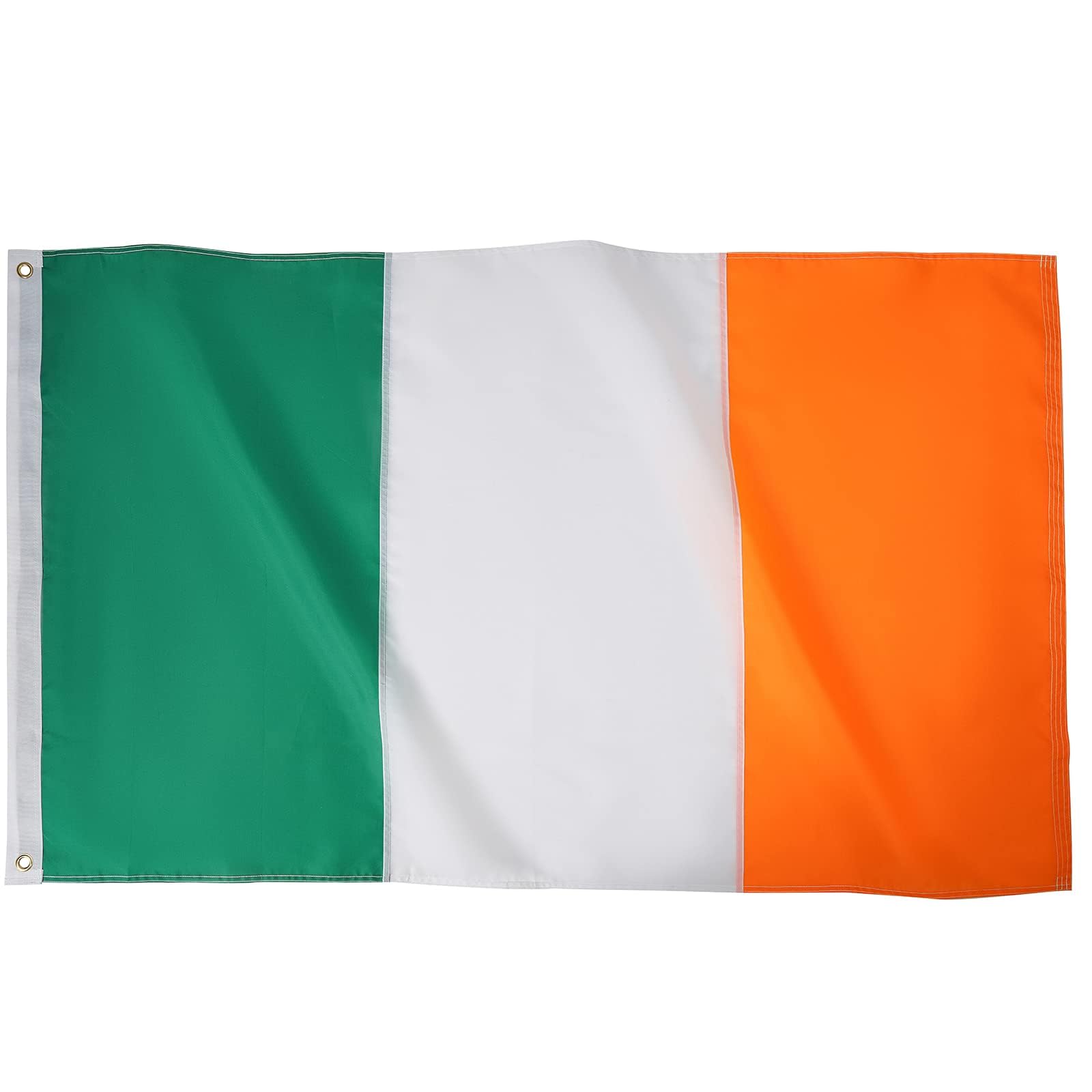TOPFLAGS Irish flag 3x5 sewn stripes for durable outdoor display