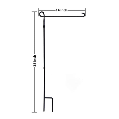TOPFLAGS outdoor flag holder designed for 12x18 banners.