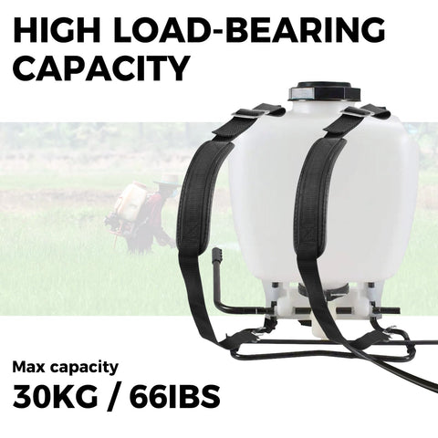 Tophoniex EVA cushion padding reduces shoulder strain during long spraying tasks.