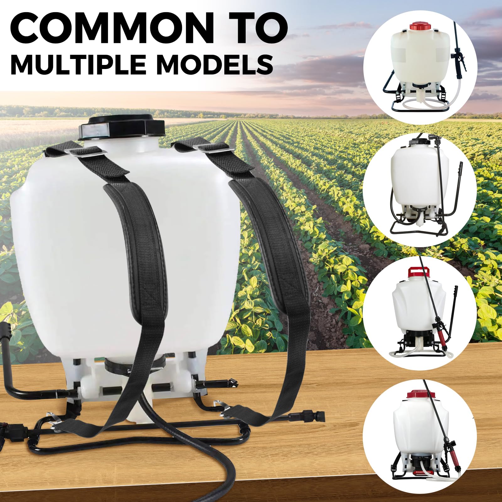 Tophoniex two-piece replacement strap set simplifies sprayer maintenance and setup.