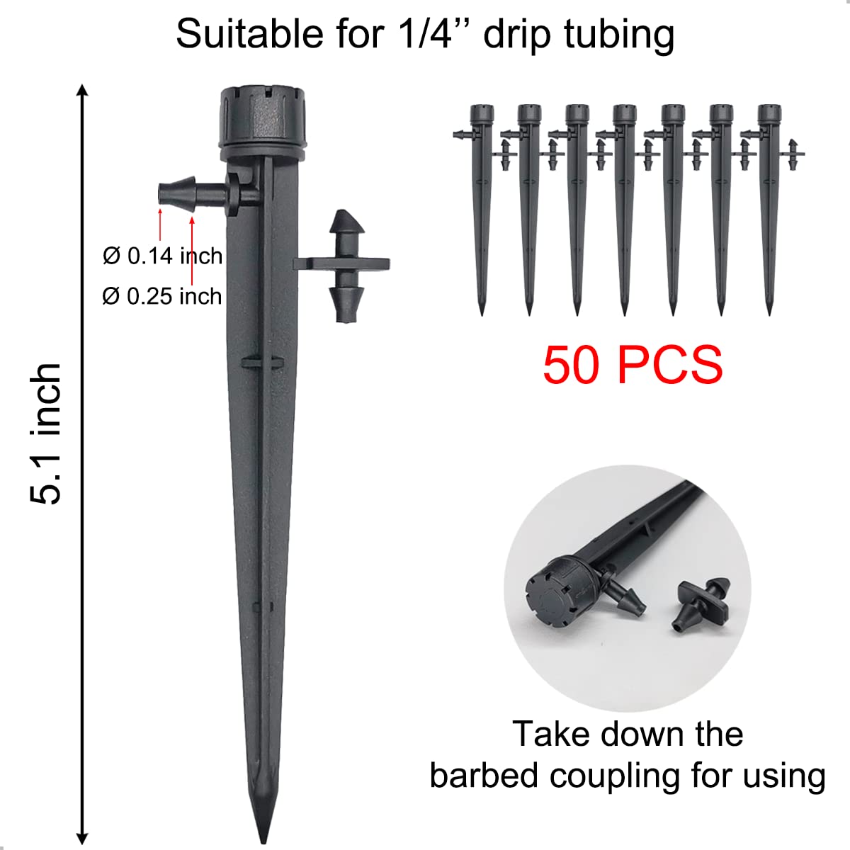 Topiverse adjustable flow cap enabling 0–18 GPH control