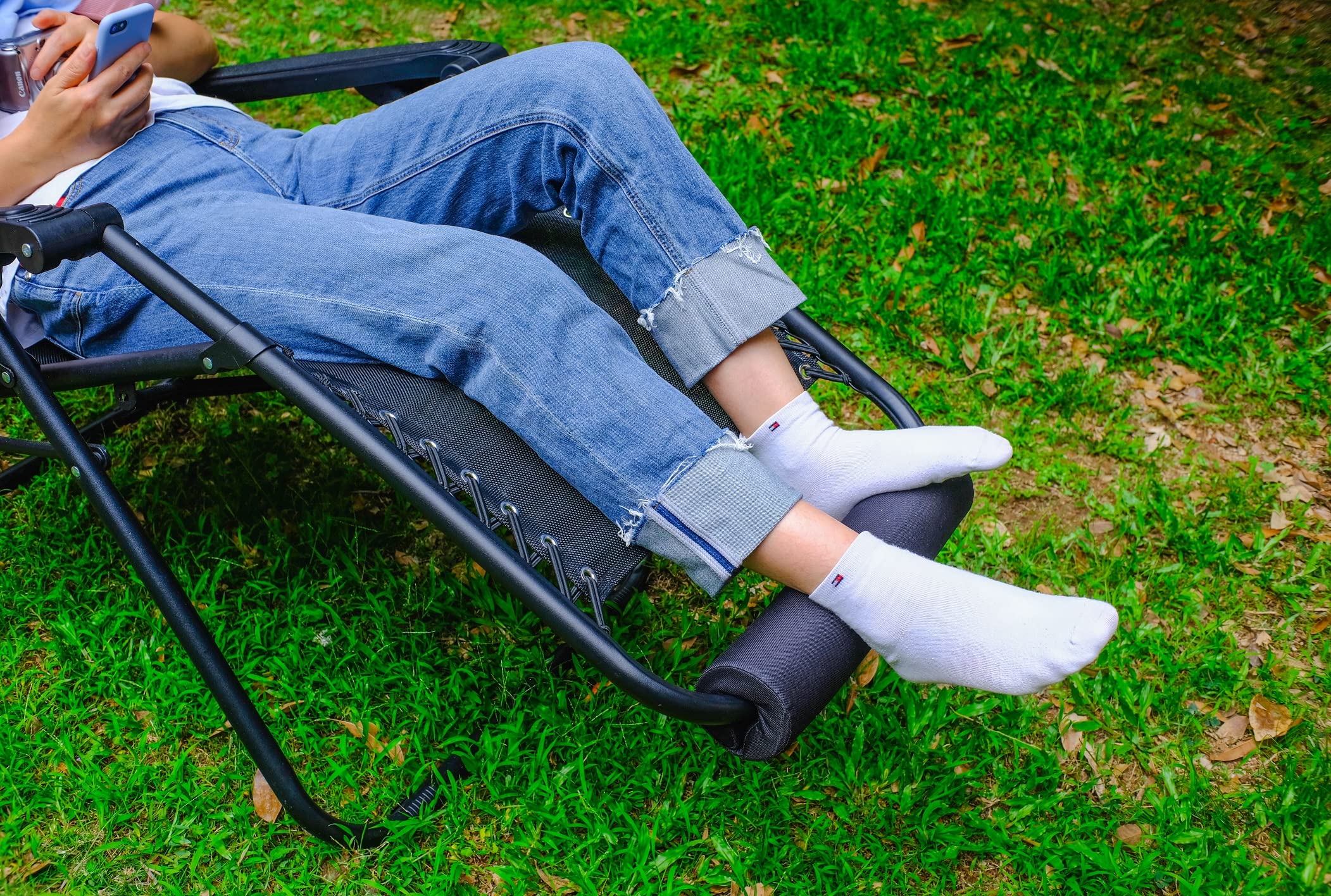 TOPJUM cushion with hook and loop strap for quick installation