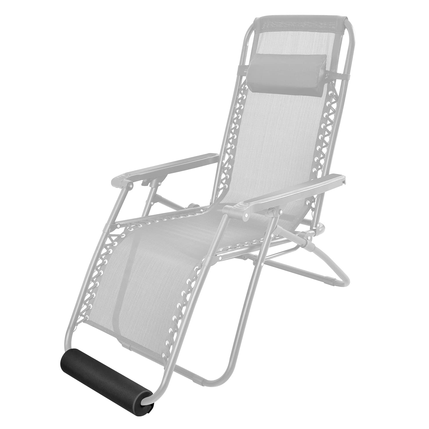 TopJUM foot-rest padding in oxford fabric offers restful feet during long sessions.