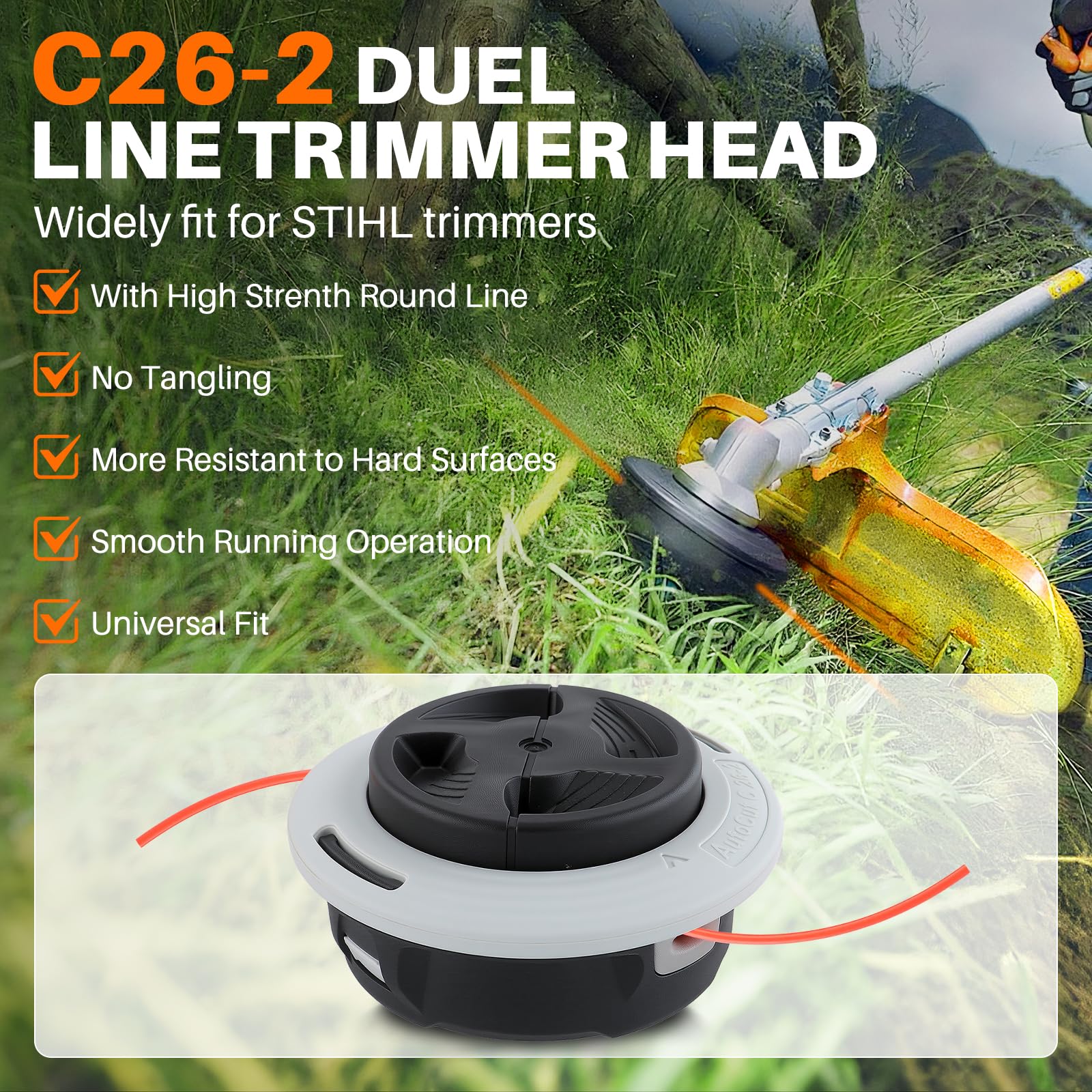 Topkidame C26-2 demonstrates easy line loading on the eyelets