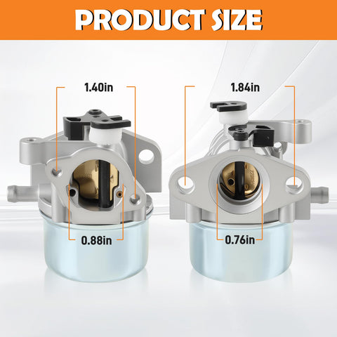Topkidame carburetor-accessories-included set with air filter and gaskets for setup.