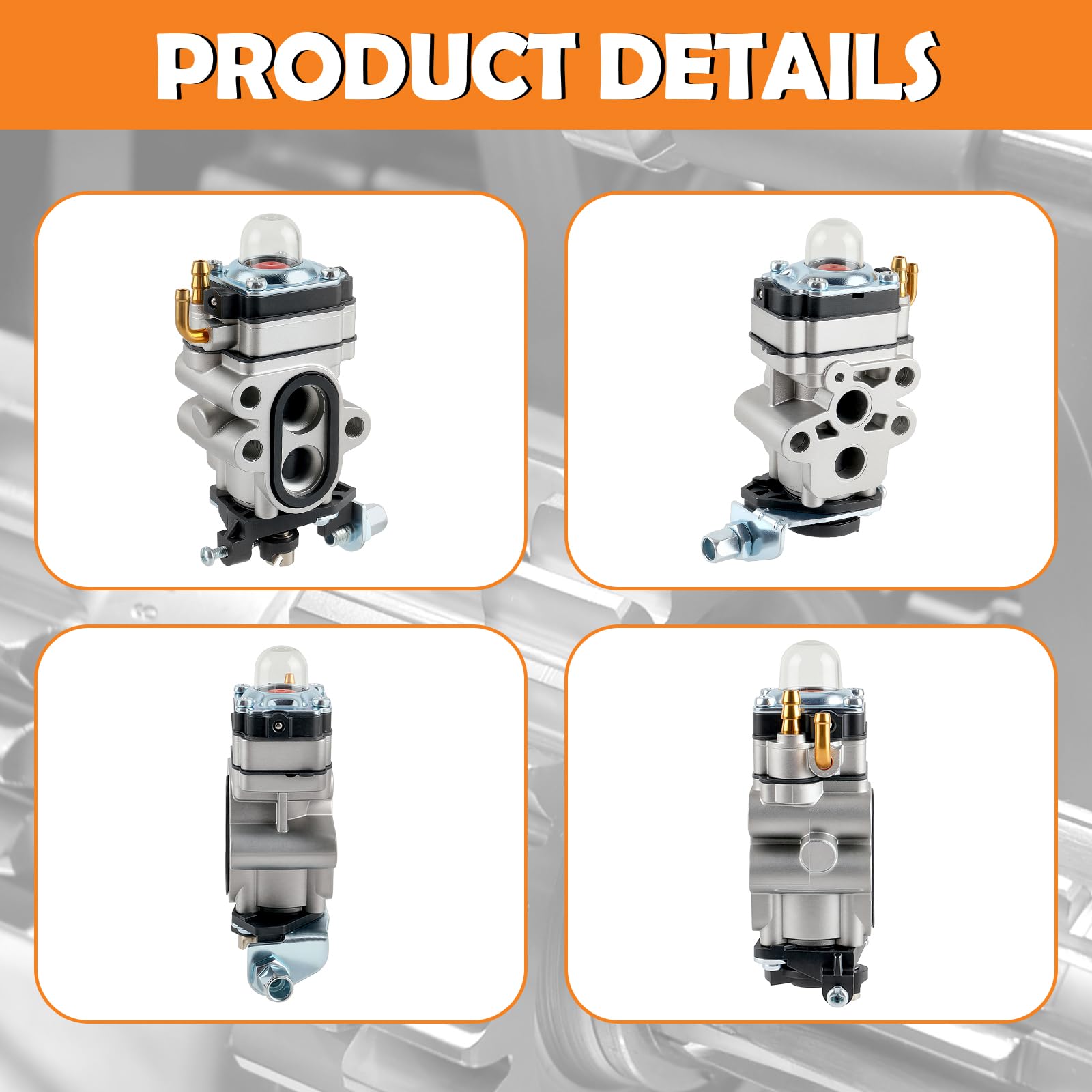Topkidame carburetor for RedMax BCZ2460TS fitment supports stable operation in varied conditions.