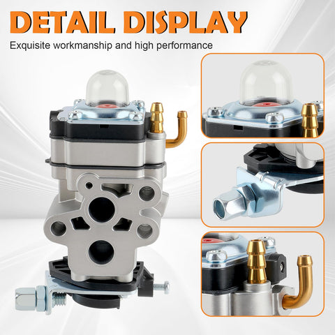 Topkidame carburetor for RedMax BCZ260TS fitment promotes reliable performance during use.