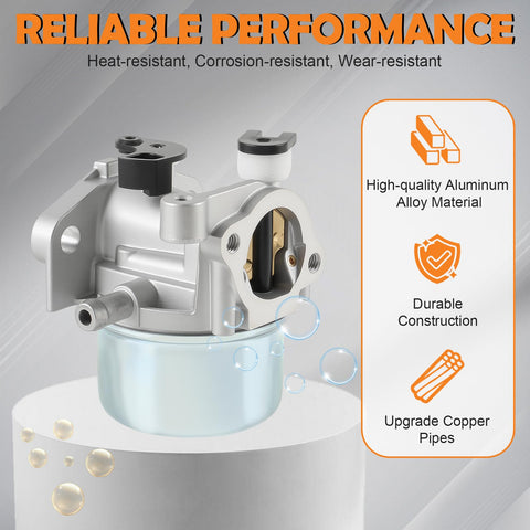 Topkidame Craftsman 675-series carburetor fits 6.75 hp mowers reliably.