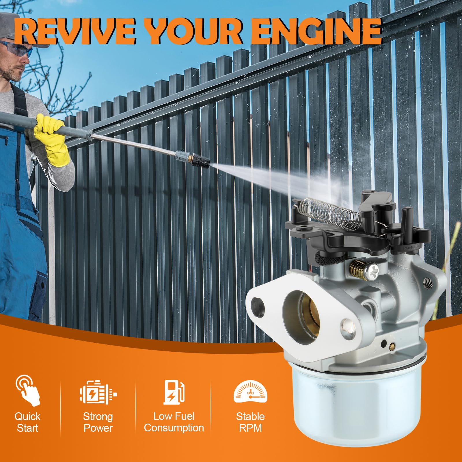 Topkidame fuel line ensuring steady fuel delivery for smooth power.