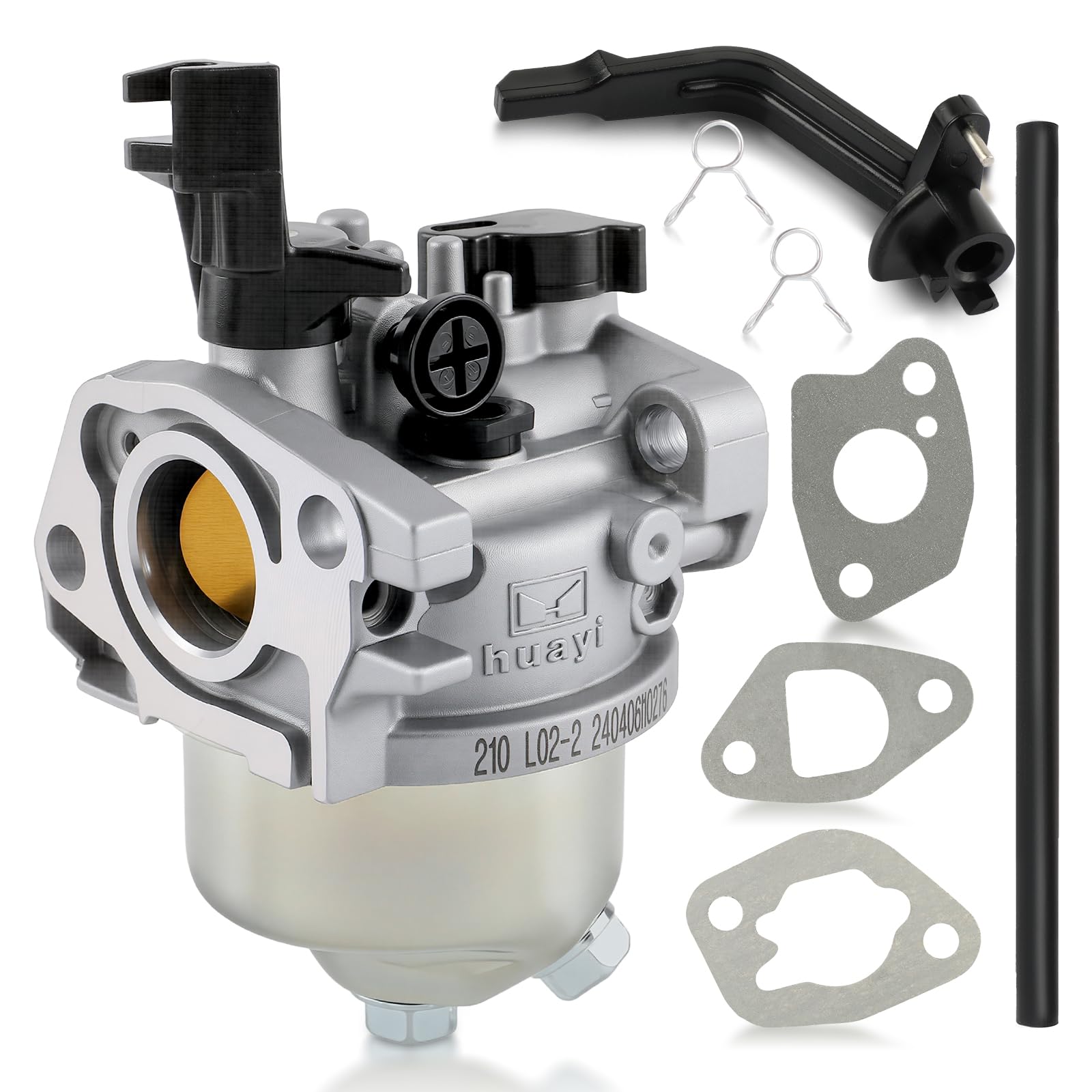 Topkidame Huayi carburetor body view highlights premium construction for reliable engine performance