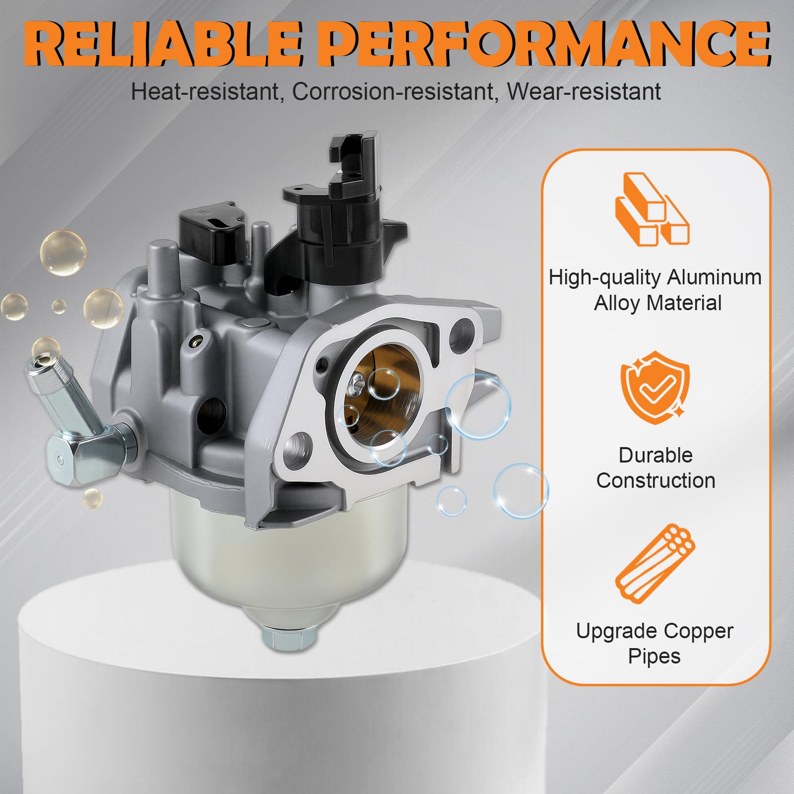 Topkidame Huayi carburetor compatibility label confirms LCT 20824011 compatibility