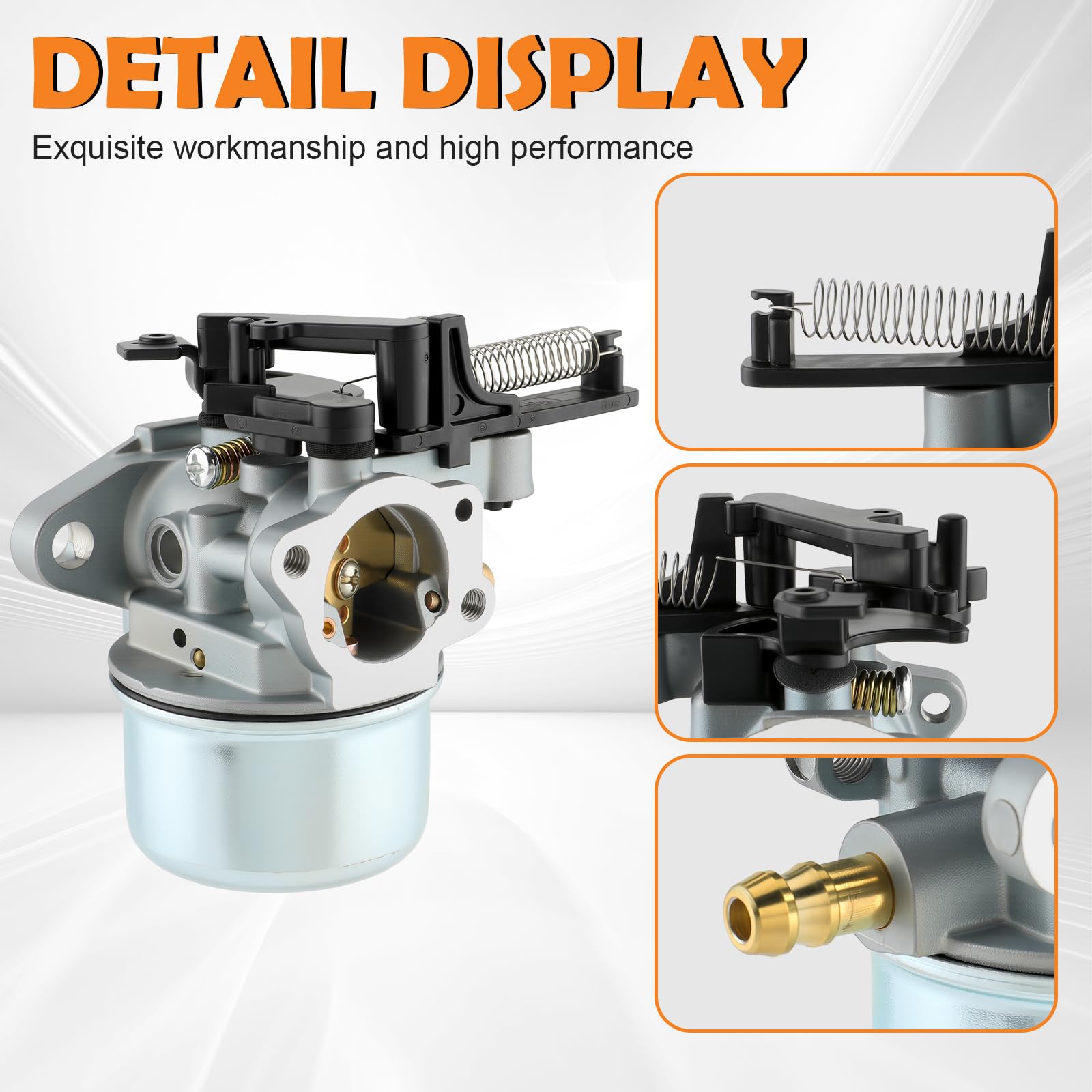 Topkidame spark plug promotes crisp ignition and consistent performance.