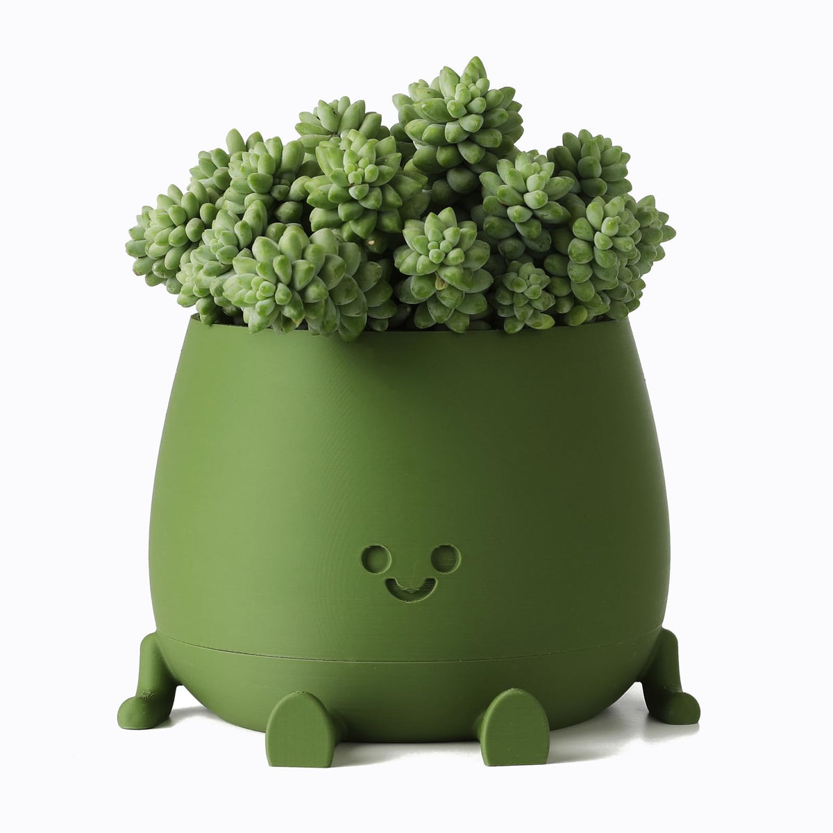 TOPOLA Happy Face Planter front view for cheerful indoor decor